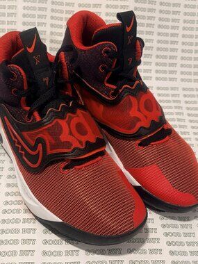 NIKE KD TREY 5 X WOLF UNIVERSITY RED/BLACK BASKETBALL SHOES